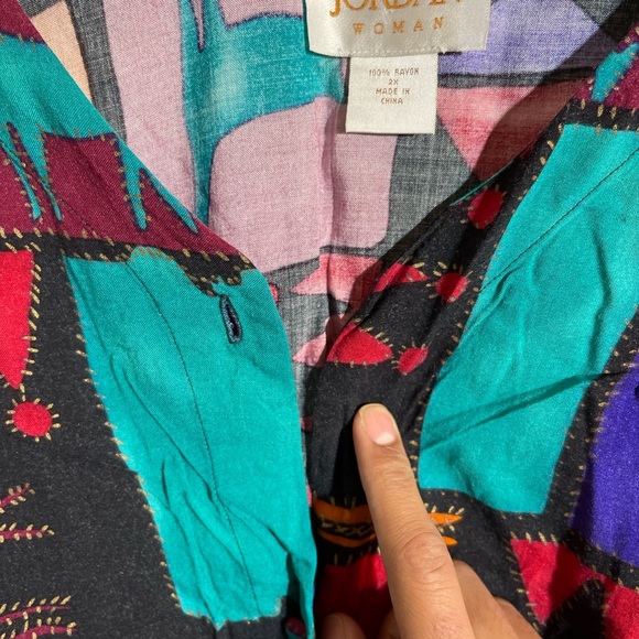 Jordan Woman Vintage Shirt 2X - Picture 3 of 5